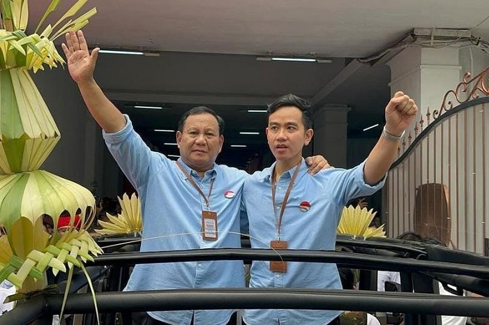 Ketua Umum Partai Gerindra Prabowo Subianto bersama Wali Kota Surakarta Gibran Rakabuming. (Instagram.com/@prabowo)
