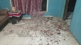 2 rumah warga di Kabupaten Brebes mengalami kerusakan pada dinding dan atap pasca gempabumi berkekuatan M4,5 mengguncang wilayah tersebut pada Jumat (15/12) malam. (Dok. BPBD Kabupaten Brebes)

