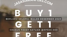 Jasasiaranpers.com menggelar paket promosi akhir Tahun 2023, yaitu selama bulan Desember 2023. (Dok. Jasasiaranpers.com)
