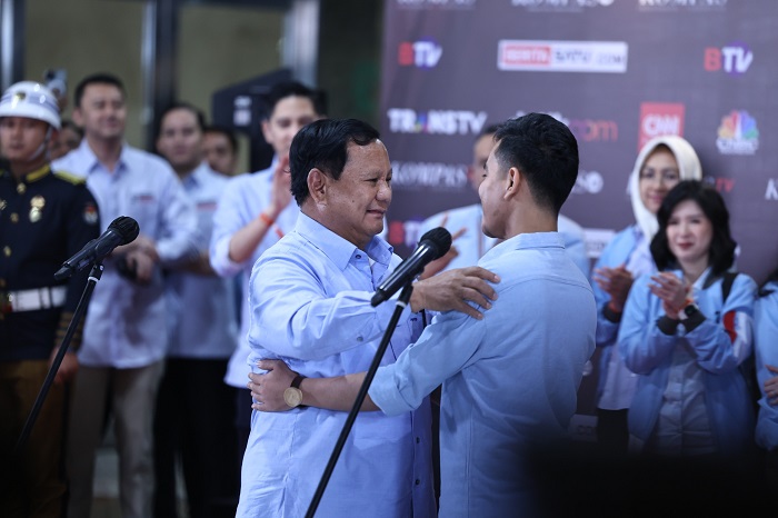 Pasangan Calon presiden Prabowo Subianto dan Cawapres Gibran Rakabuming Raka. (Facebook.com/@Prabowo Subianto)

