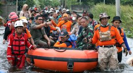 Jawa Tengah, terdampak banjir akibat cuaca ekstrem. (Dok. BNPB)