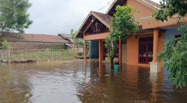 Kondisi rumah warga yang masih tergenang banjir di Kabupaten Kudus. (Dok. BPBD Kabupaten Kudus)