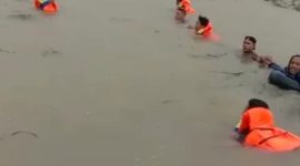 Banjir Rendam Lahan Pertanian di kabupaten Kudus. (Facebook/com/Pusdalops BPBD Kab. Kudus)

