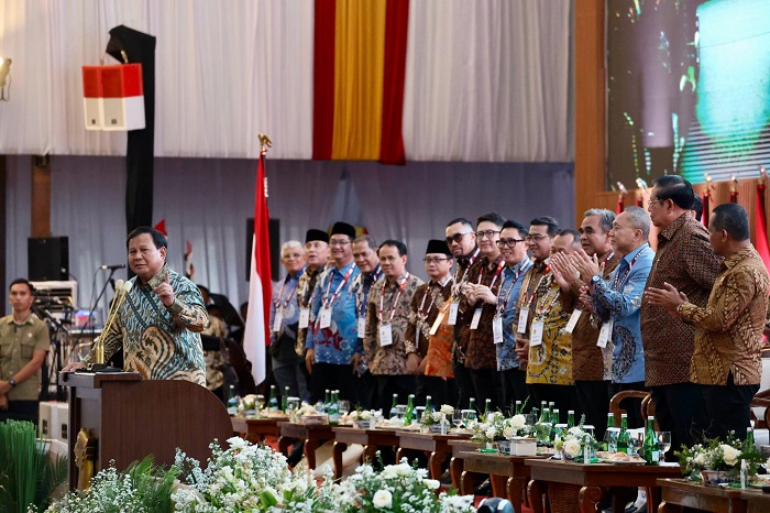 Silaturahmi Koalisi Indonesia Maju di Padepokan Garuda Yaksa, Hambalang, Bogor, Jawa Barat. (Dok. Tim Media Prabowo)
